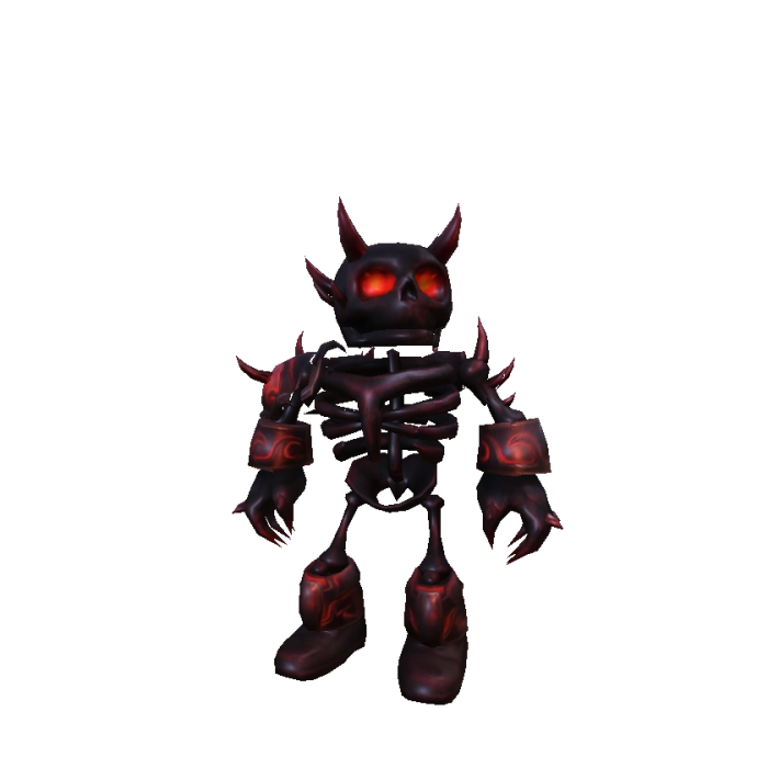 Korblox Skeleton Red