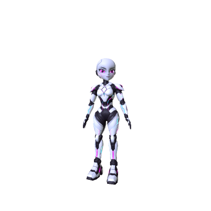 Neon Cyber Girl