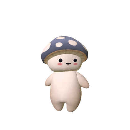 Toadstool Mushroom Plushie (RECOLORABLE) thumbnail