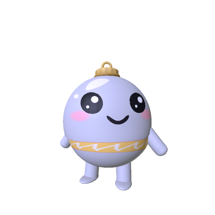 Cute Mini Ornament [Recolorable]