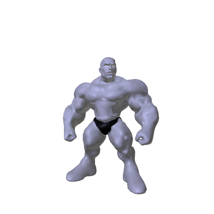 Muscle Man ( Re-Colourable )