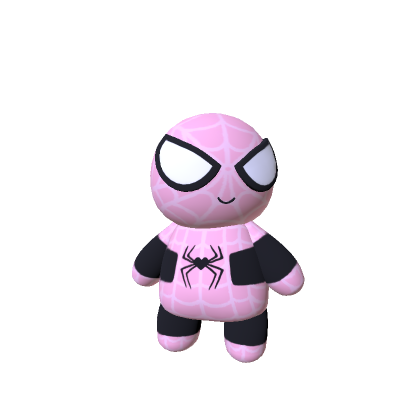 Mini Pink Spider Plushie thumbnail