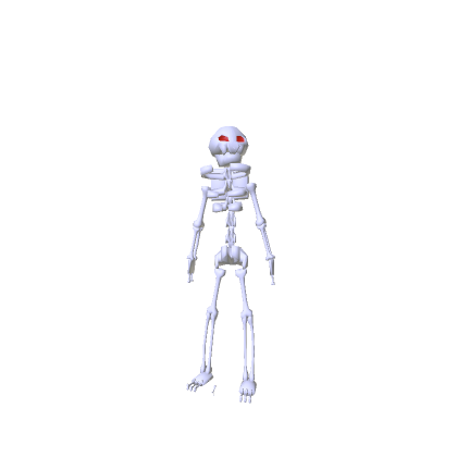 Skelly With Red Eyes