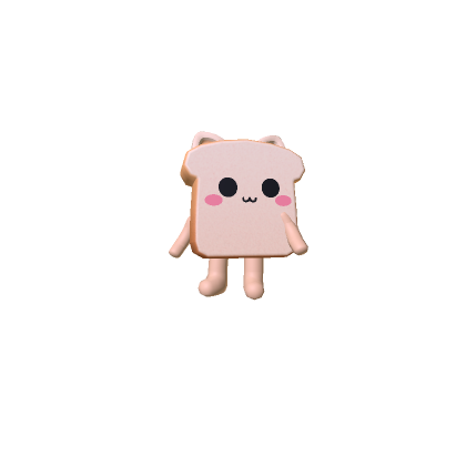 Cute Mini Cat Toast