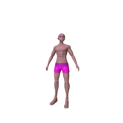 Anime Male Body | Tan Skin Tone