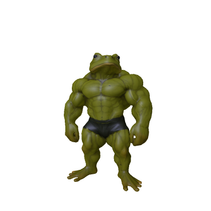 Very Muscular Frog
