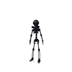 Black Skelly With Red Eyes