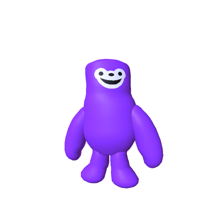 Scary Purple mascot