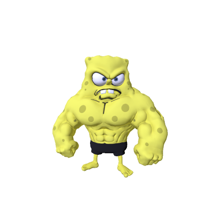 Muscular Gym Sponge Bro Bob thumbnail