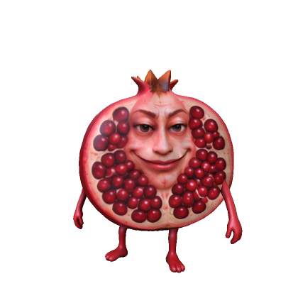 Funny Smiling Pomegranate