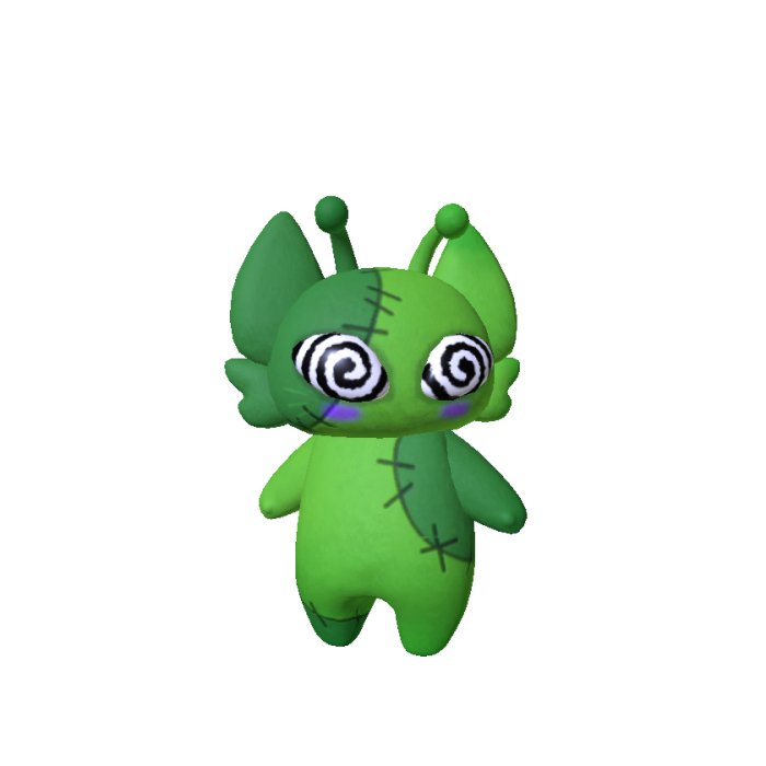 Zombie Alien Cat