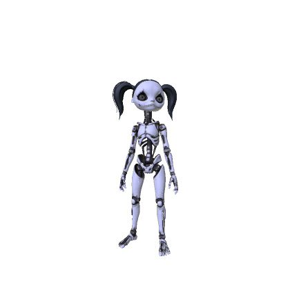 Cyber Girl - colorable