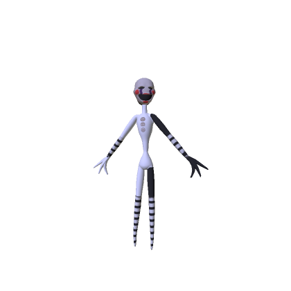 Checkered Halloween Marionette (RECOLORABLE)