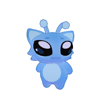 Alien Glorp Cat (Blue)