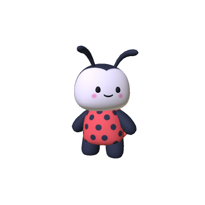 Mini Lady Bug Plushie