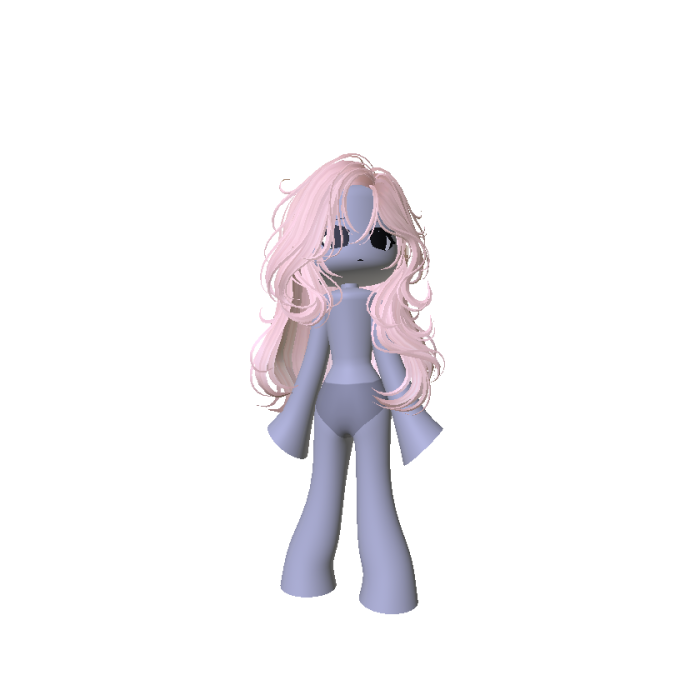 Chibi Anime Shy Doll W/ Blonde Hair