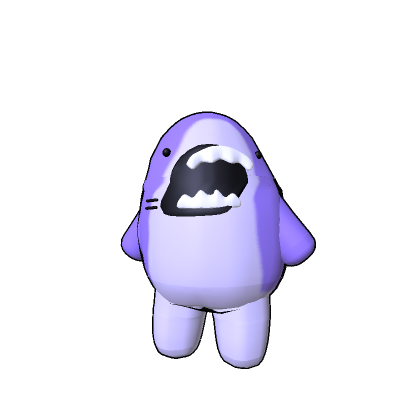 Cute Mini Shark (Purple) thumbnail