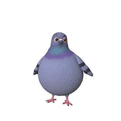Fat Pigeon Bird