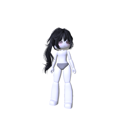Angry Doll High Ponytail Girl