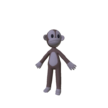 Cute monkey avatar (Recolorable) - Roblox