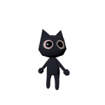 Mini Cute Black Cat