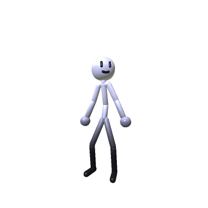 Stickman | White Black Gradient