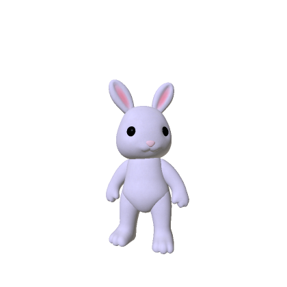 White Fluffy Bunny