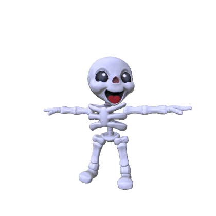 Cute Mini Skeleton - V2