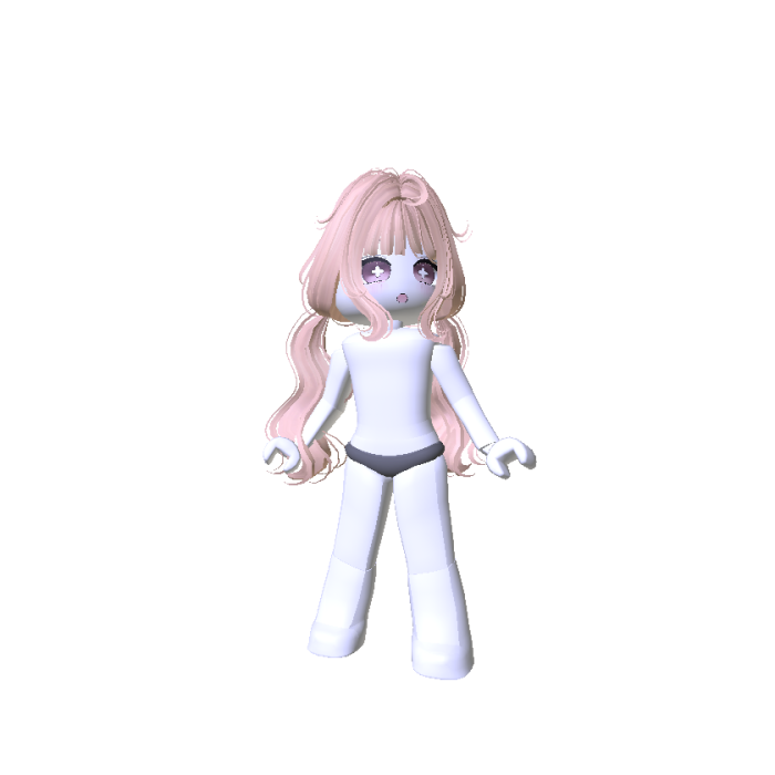 Low Pigtails Woman Body