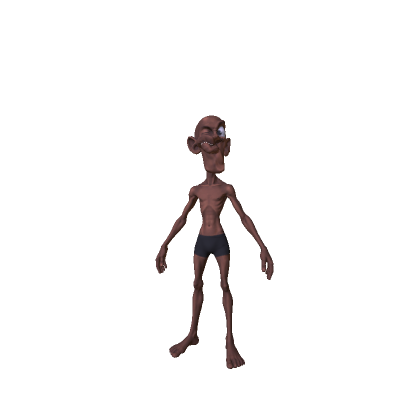 Scary Skinny Guy