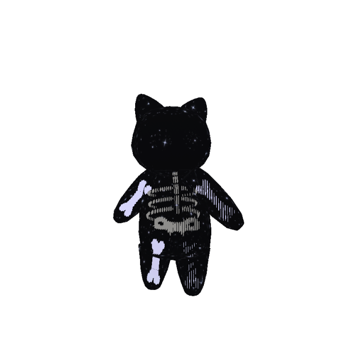 Night Skeleton Cat [ANIMATED]
