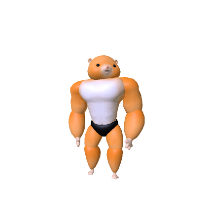 Cute Buffed Hamster