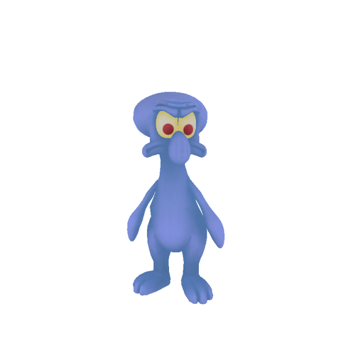 Mad Standing Squid
