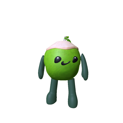 Cute Mini Green Coconut