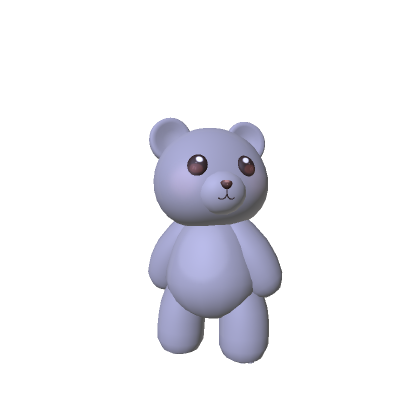 Cute Teddy Bear (Recolorable)