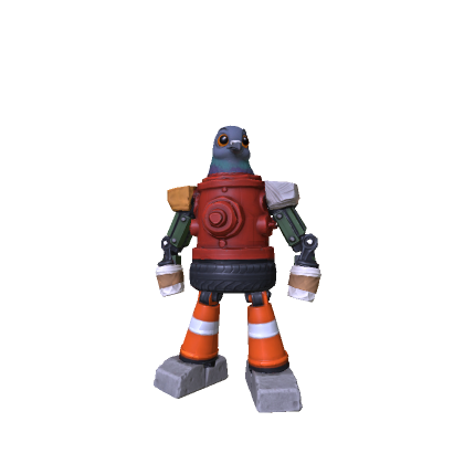 Pigeon City Mech Robot Street