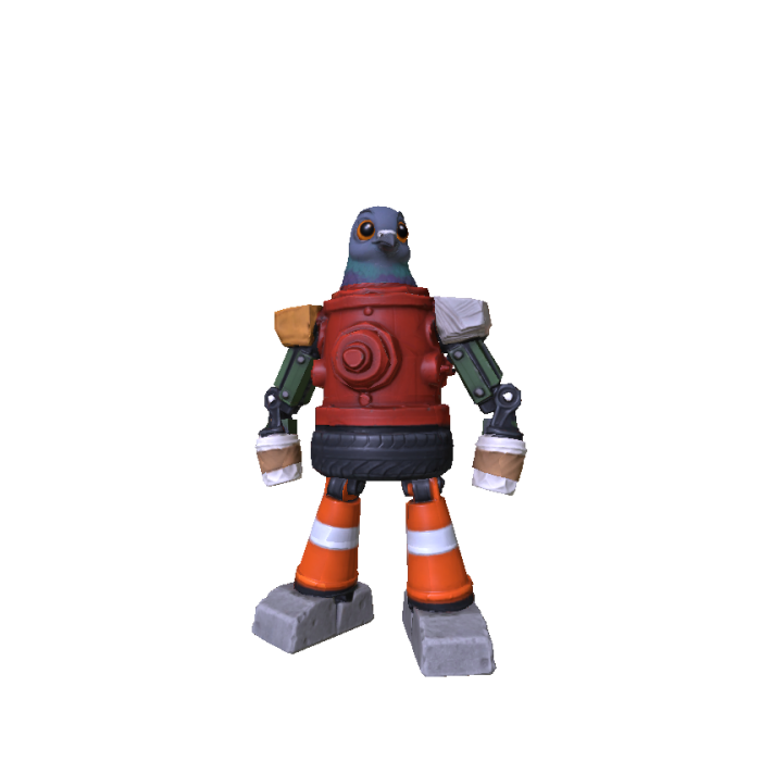 Pigeon City Mech Robot Street