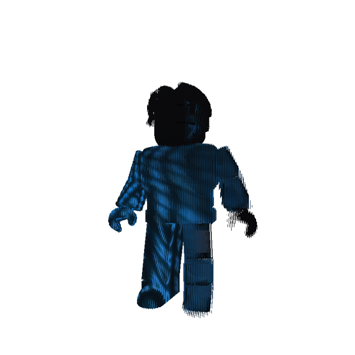 [ANIMATED] Hacker Black + Blue Bacon Boy
