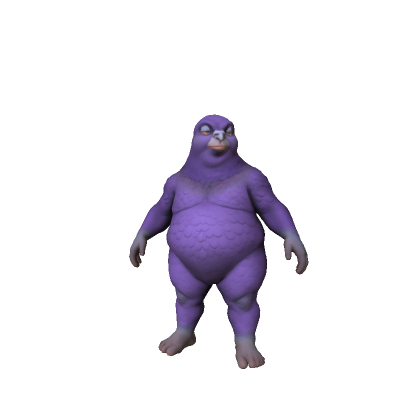 Fat Female Pigeon Bird