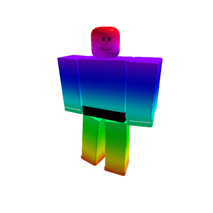 Shiny Rainbow Blocky Guy