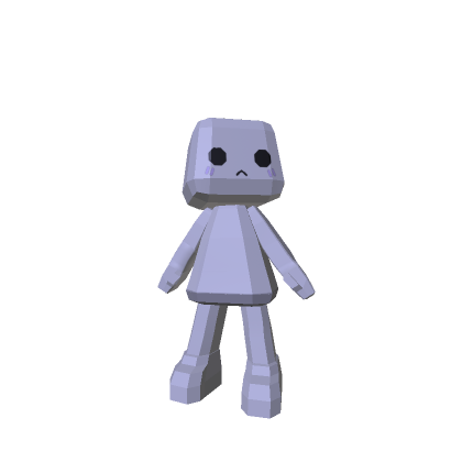 Low Poly Chibi Wii Mii