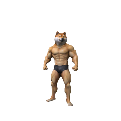 🐶 Sigma Buff Shiba Inu Dog 🐶 Funny Meme Animal