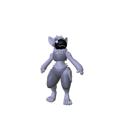 Protogen Feliz [Recolorível] - Roblox