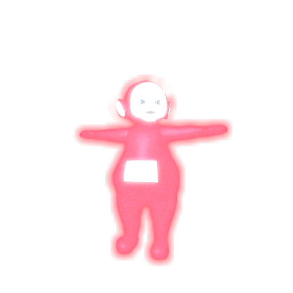 GLOWING Red Teletubby