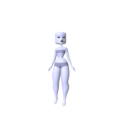 Puffy legs Girl 2D