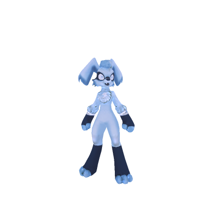 Blue Alien Bunny