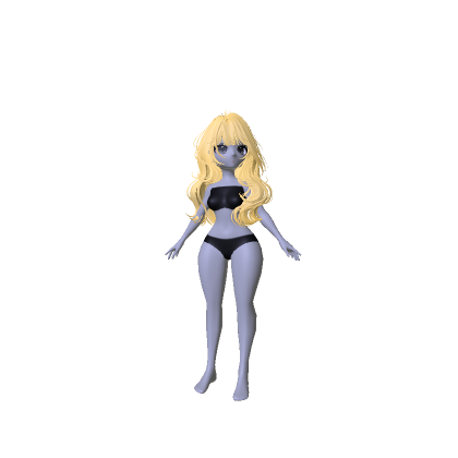 Anime It-Girl Luna Doll W/ Wispy Yellow Waves
