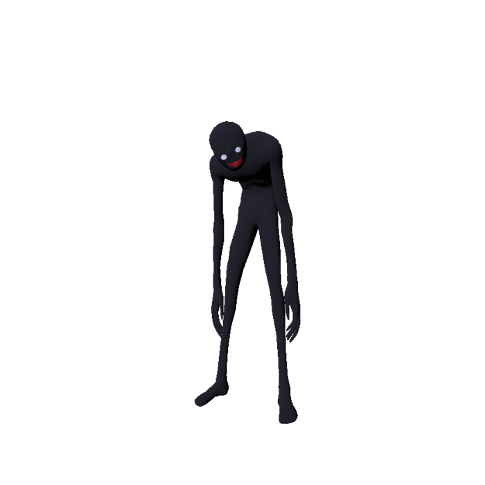 creepy black thin