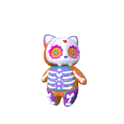 Alebrije Skeleton Cat Plushie