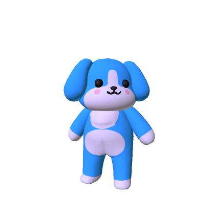 Mini Chibi Blue Dog thumbnail